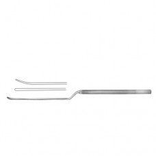 Caspar Micro Dissector Bayonet Shaped - Curved Up Stainless Steel, 24 cm - 9 1/2" Tip Size 1.0 mm